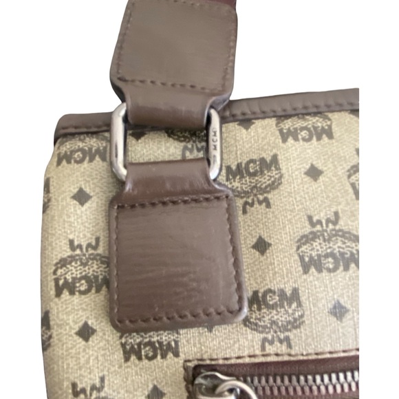 MCM Aren Visetos Monogram Crossbody Messenger Bag - Picture 6 of 10